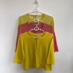 3 FOR 1 L.K. BENNETT SUMMER CARDIGANS